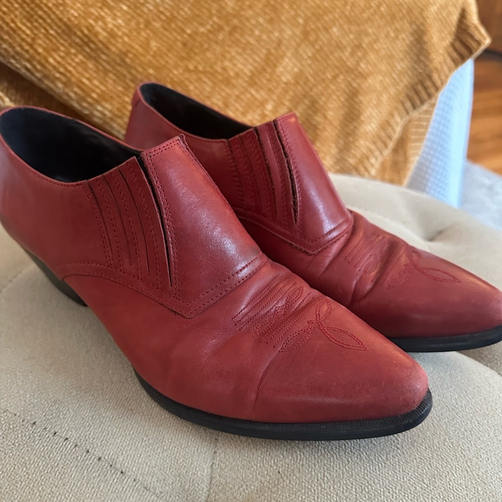 Red Durango Ankle Boots - size 8